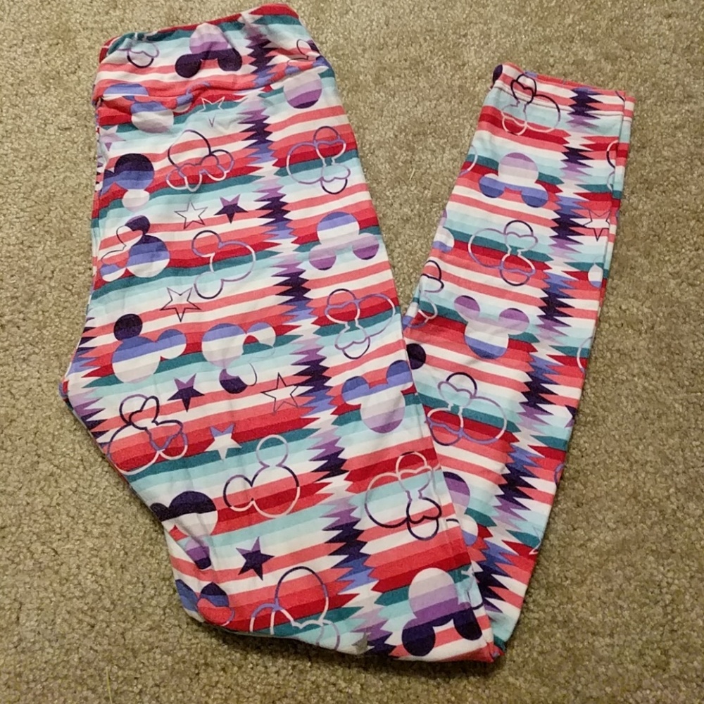 Lularoe Disney Mickey and Minnie Leggings